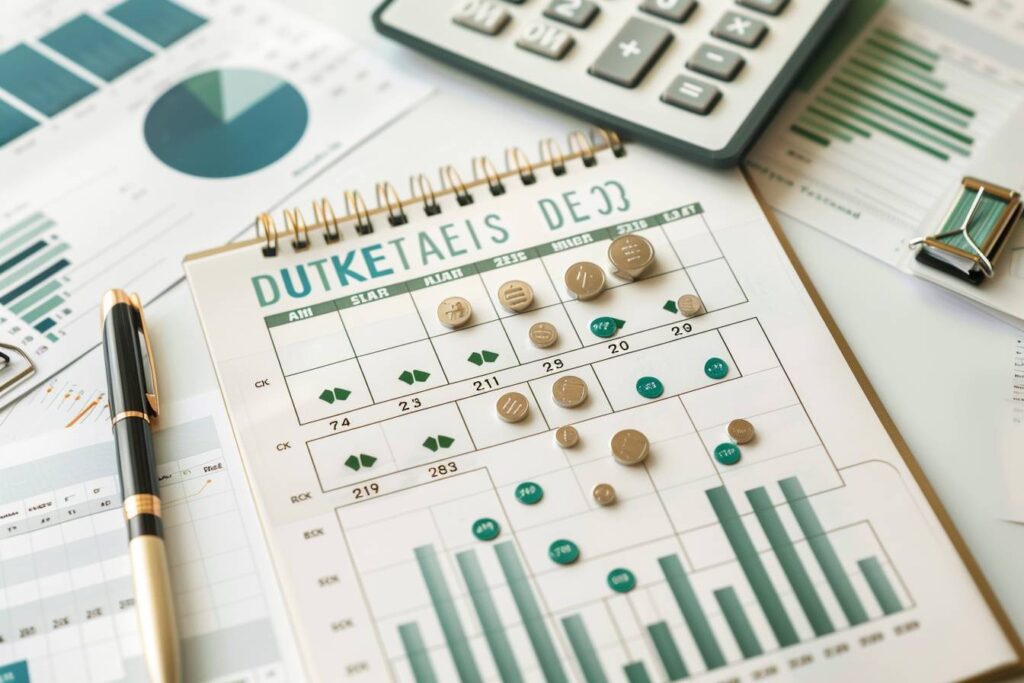 Le calendrier du montage financier