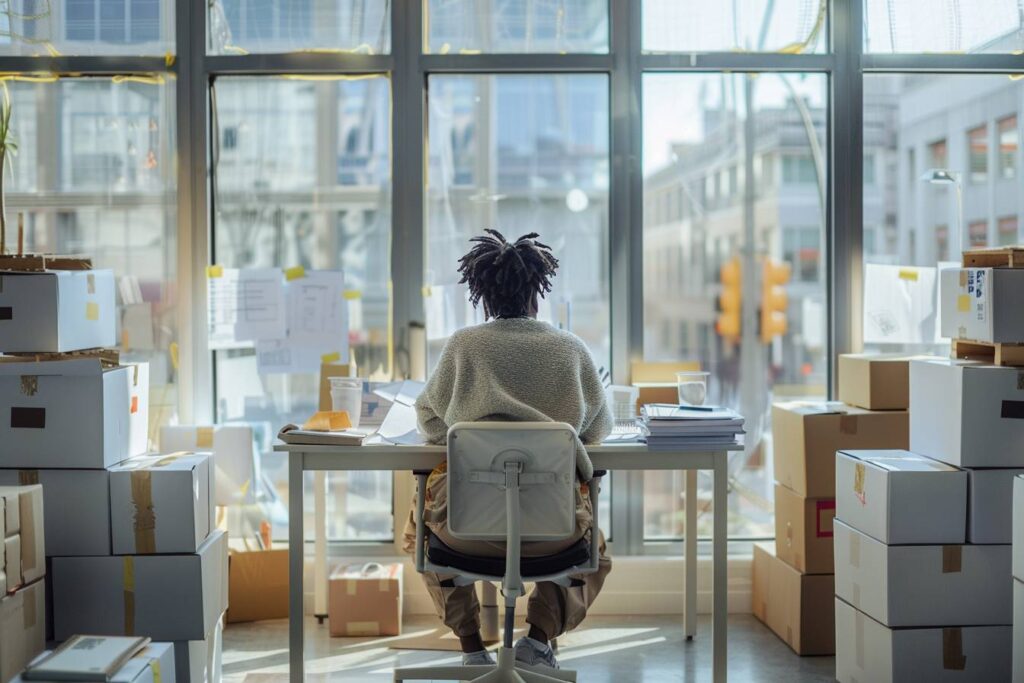 Les premiers jours de son entreprise